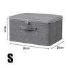1/2PCS Large Capacity Clothes Storage Box Set with Zipper Folding Quilts And Underwear Organizer Wardrobe Storage Bags