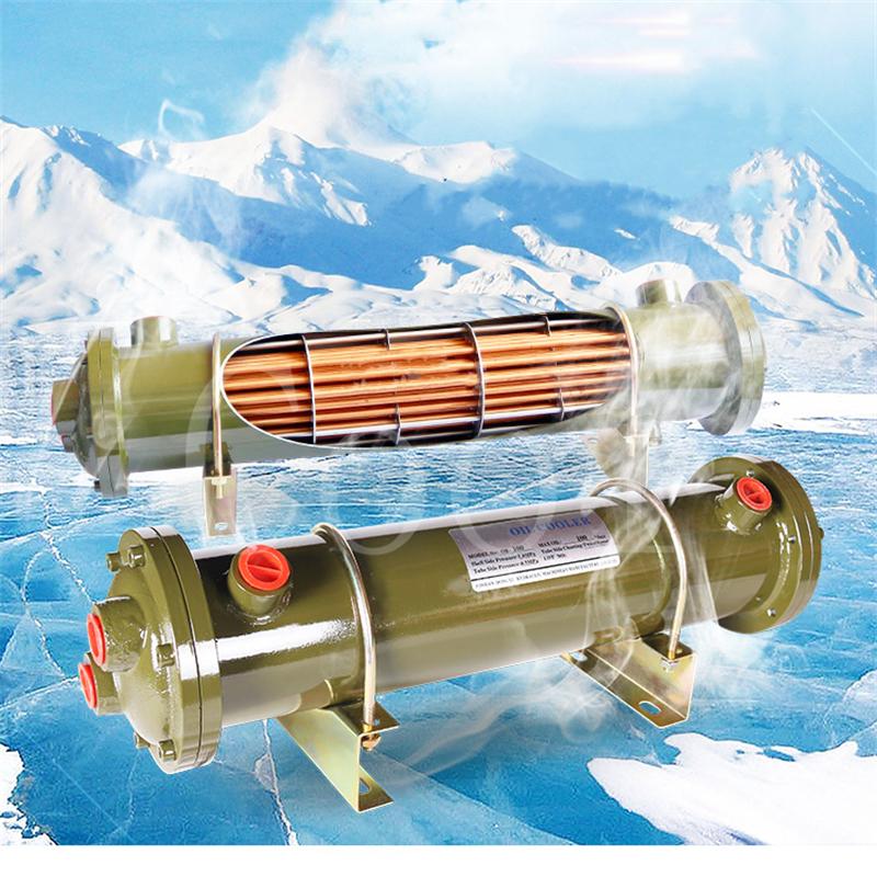 Hydraulic System Water Cooler Oil Cooler OR-100 Tube Radiator Purple Tube Shell Heat Exchanger