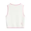 Li Ning X League Of Legends Color Block Letter Round Neck Comfortable Breathable Versatile Sleeveless Vest Women Tops Champagne-White AVSV090-1