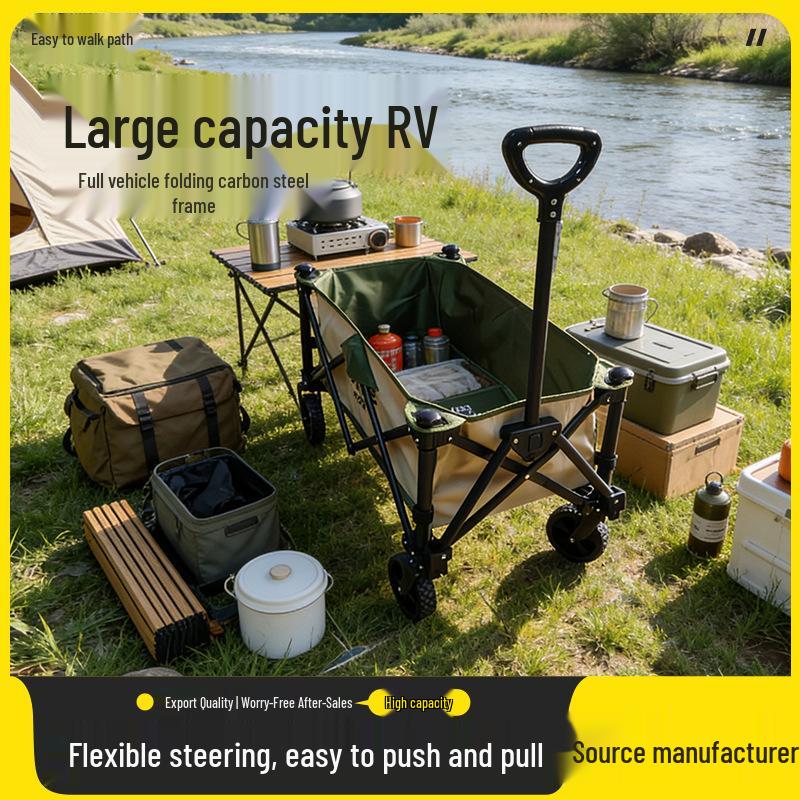 Portable Foldable Handcart for Outdoor Camping & Travel