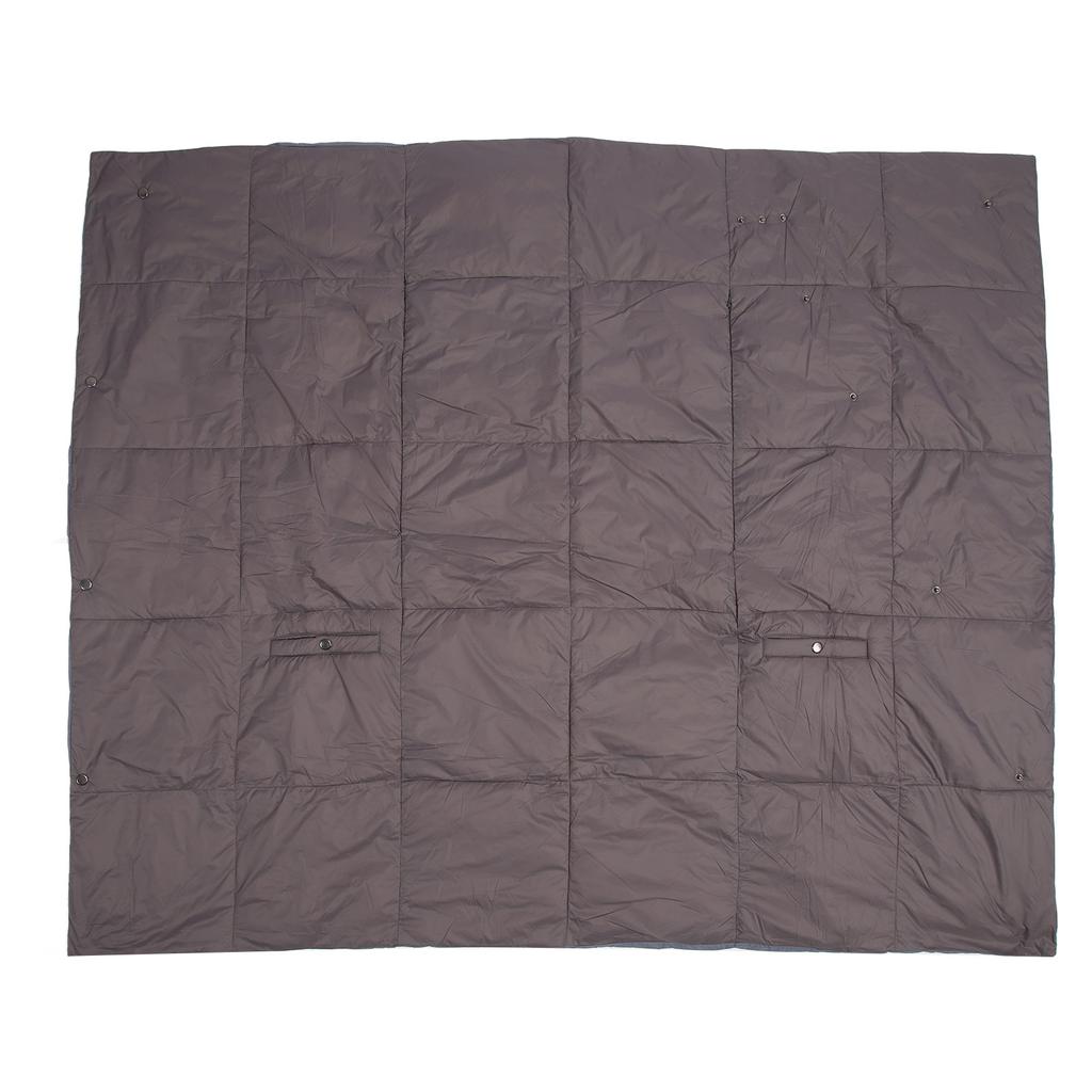 Varmepute grå elektrisk pute USB-drevet 6 varmesoner 3 temperaturnivå vaskbart varmeteppe