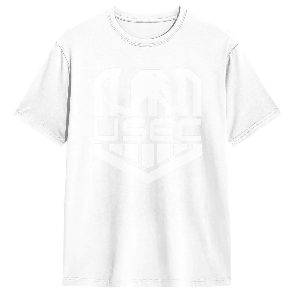 Escape From Tarkov USEC litle wnite logo Cotton T Shirt For Men Summer Trendy Cool Tee Shirt Oversized Custom DIY Clothes