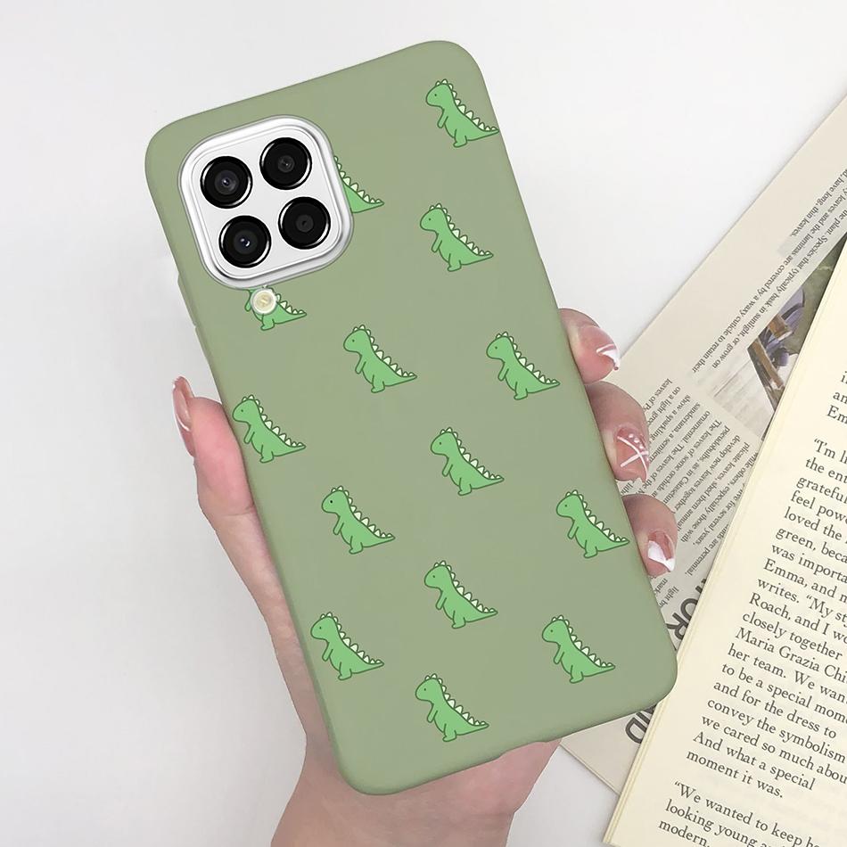 For Samsung Galaxy M33 5G Case Heart Cartoon Silicone Matte Shockproof Phone Cover For SamsungM33 GalaxyM33 M 33 Funda Shell TPU