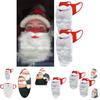 Soft And Breathable Adult Unisex Funny Santa Claus Beard For Xmas Cosplay