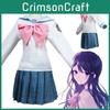 Stylish Sayaka Maizono Danganronpa Anime Uniform Costume Cosplay Suit With Wig