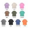 [230g Washed Oversized Distressed Drop Shoulder T-shirt] Cross-Border Trendy European & American Print.