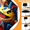 Custom Name Personalized PAC MAN Print Umbrella, Auto Open Close, 8‑Rib Sturdy Frame, Commute Camping Hiking Use, Birthday Gift