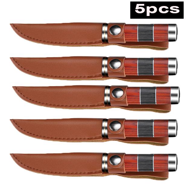 Mongolian Hand Meat Knife Kitchen Fruit Knife Stainless Steel Outdoor Butcher Boning Meat Cleaver Roasted Whole Lamb Steak Knife