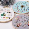 Embroidery Kit For Beginners Adults 3 Embroidery Kit Stamped Patterns Needles Color Threads Full Range Accessories Cross Stitch