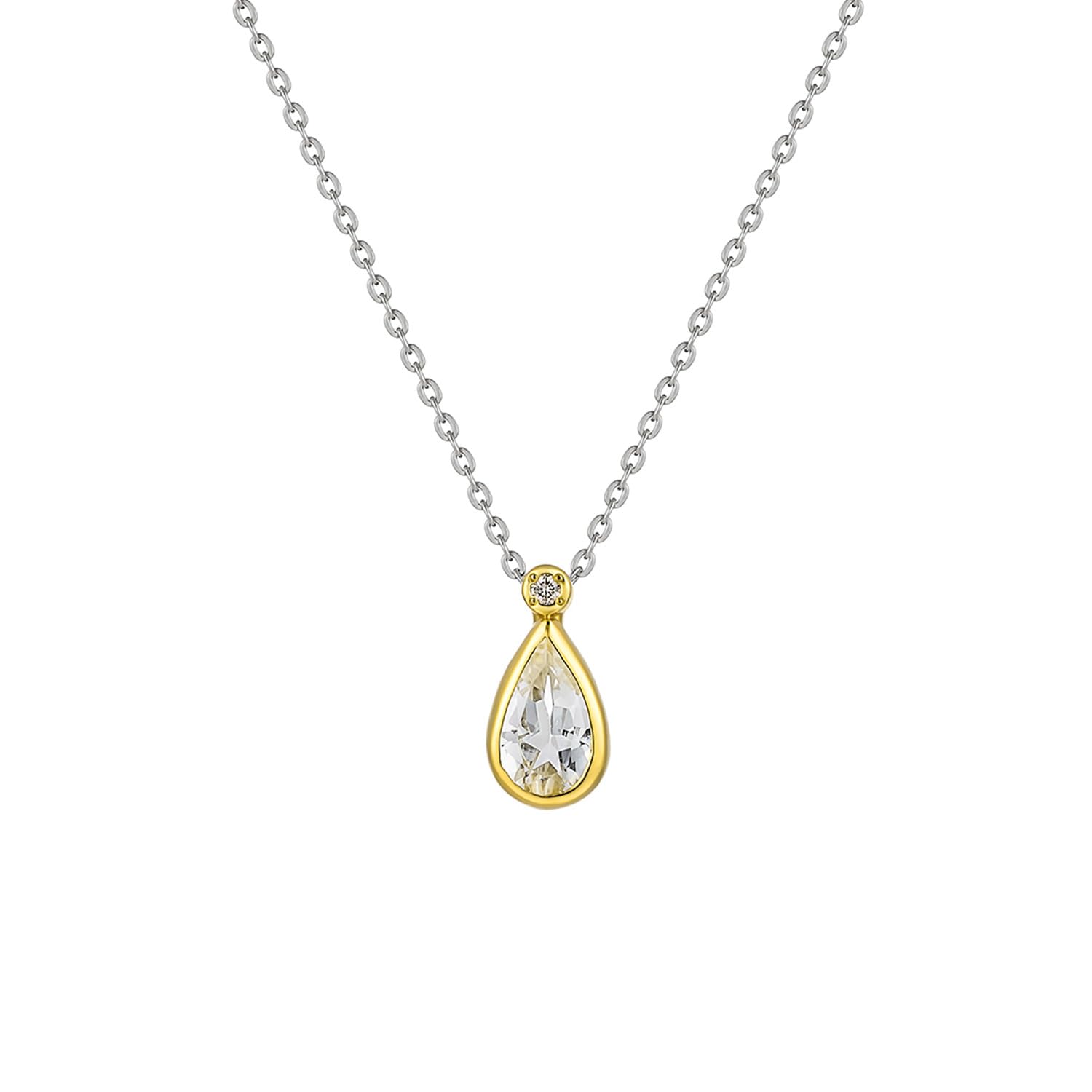 

Summer Collection Silver Necklace 112524121908 Birthday Gift for Women Comes with Jewelry Case [4℃]