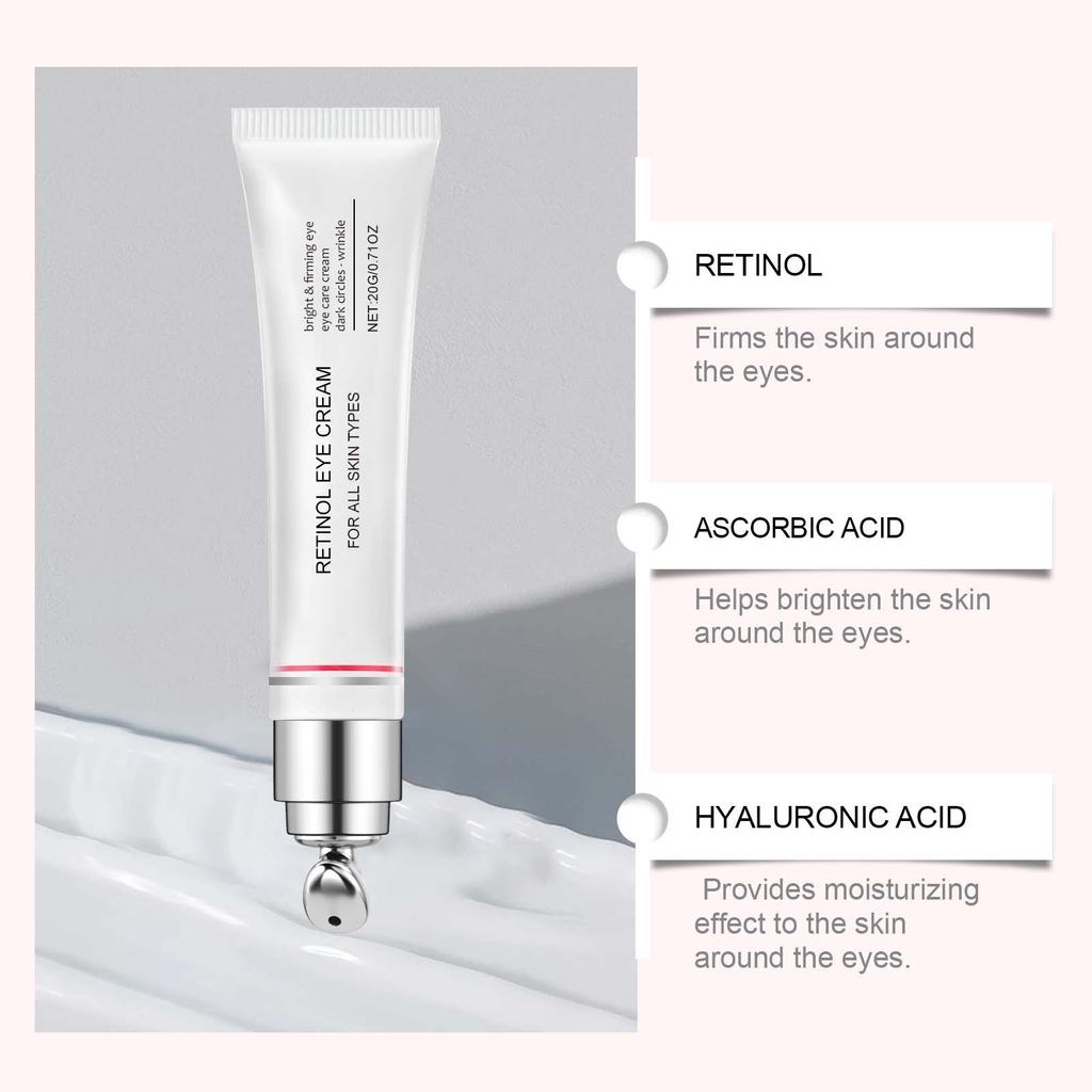 Falten Augen Retinol Augen Creme Eye Roller Ball Creme Für Augenringe Verblasst Feine Linien Entfernen Augen Taschen 20g