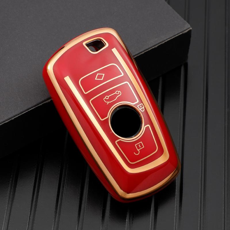Soft TPU Car Remote Key Case Cover Shell Fob Protector Accessories For BMW 1 3 5 7 Series X1 X3 X4 X5 F10 F15 F16 F20 F30 F18 F25 M3 M4 E34