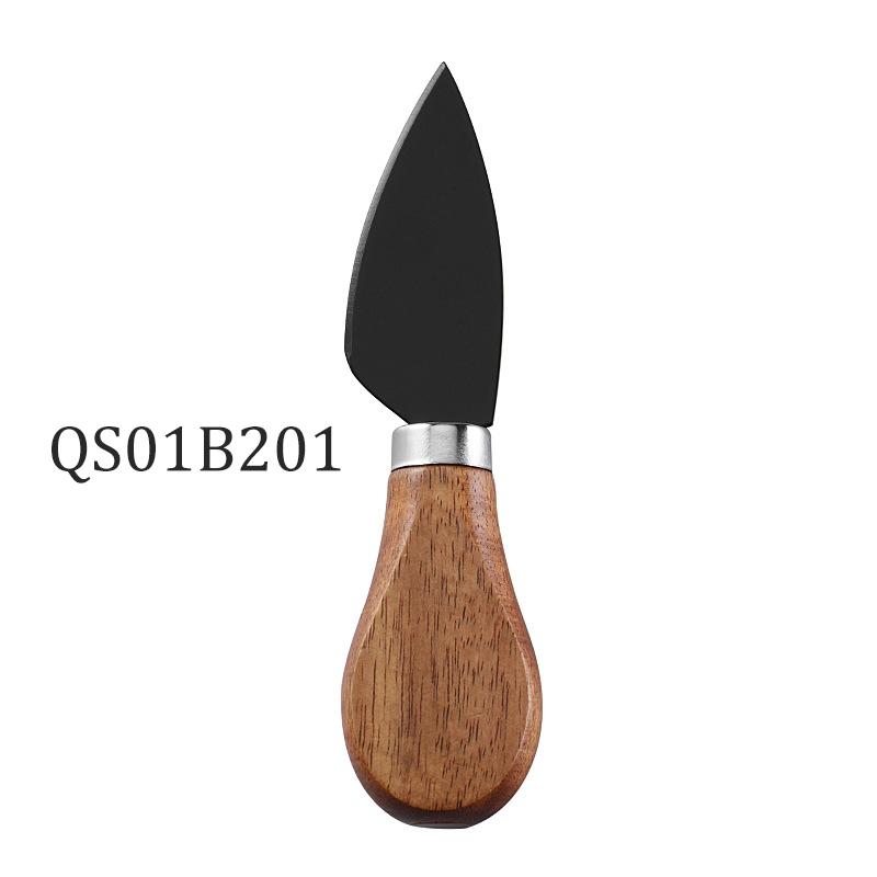 Steel Stainless Cheese Knives with Bamboo Wood Handle Cheese Slicer Cheese Cutter Butter Knife Kitchen Baking Tool