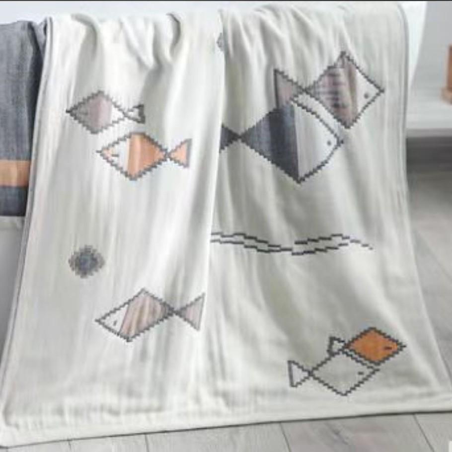 China Colored Jacquard Pure Cotton Four-Layer Gauze Bath Towel Men Women Extra-Large Adult Beach Towel Soft Absorbent