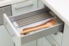 Takagi WATER AREA 2 Foldable Expandable Pipe Tray Cooking Space Drainer Folds Up for Compact Storage Adjustable To Fit Your Sink Stainless Steel Sink