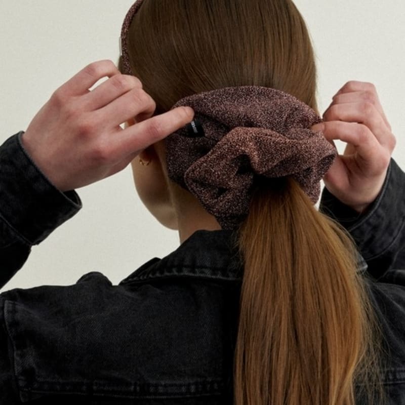 LOVE ME MONSTER Glitter Hair Scrunches L_3Color