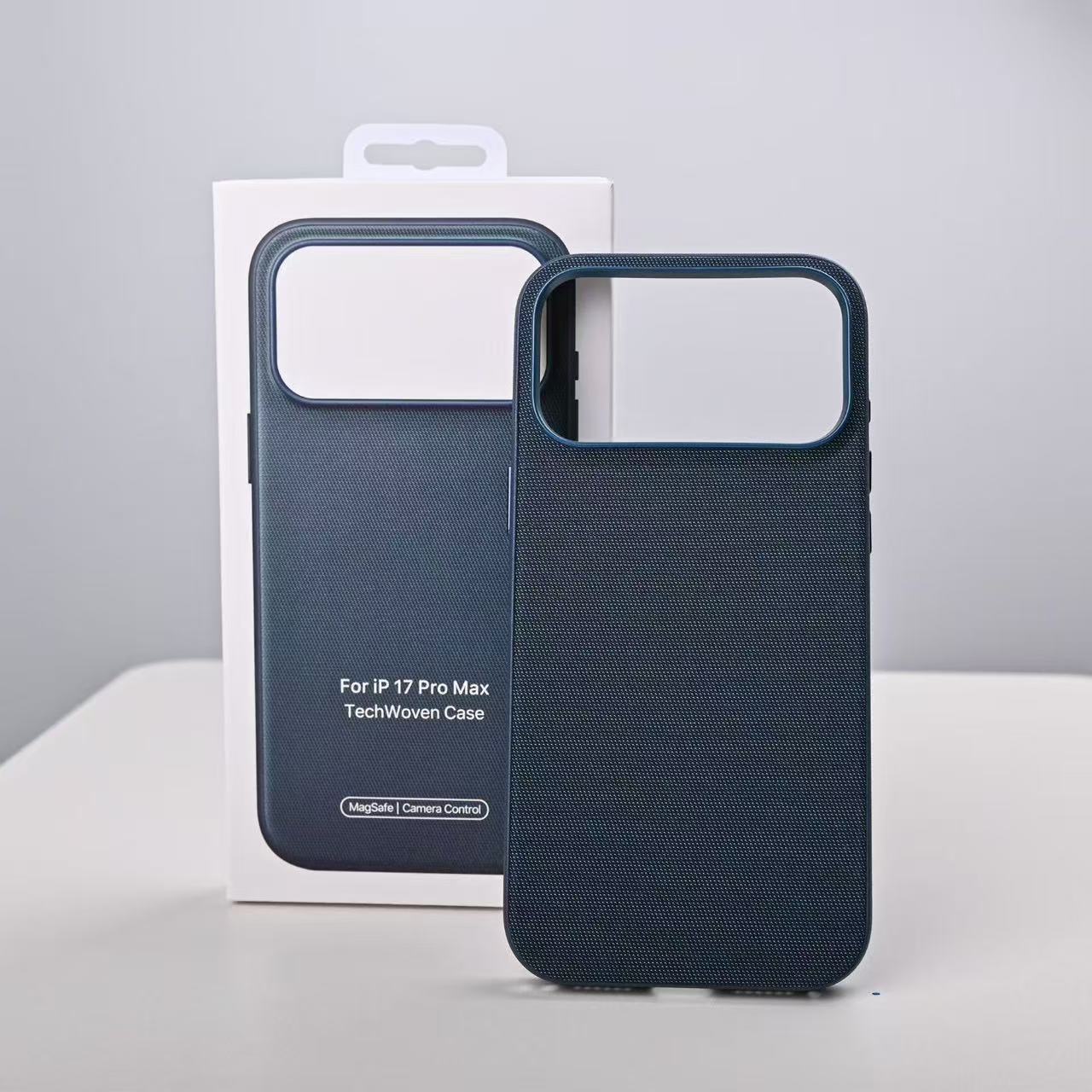 

New Luxury Technology Woven Anti-scratch Case For iPhone 17 Pro Max 17 Pro For Magsafe Magnetic Wireless Charging Cover with box iPhone17 Pro