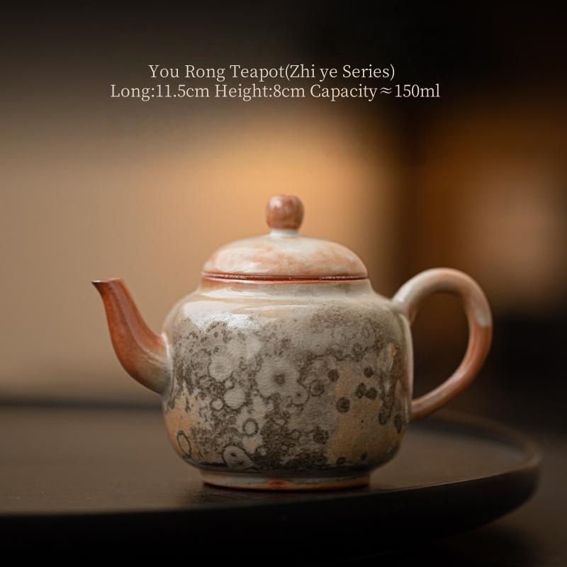 Chinese Retro Style Zhiye Fired Ceramic Tea Pot Kung Fu Tea Set Home And Office Tea Brewing Ceramic Tea Marker Tea Ceremony