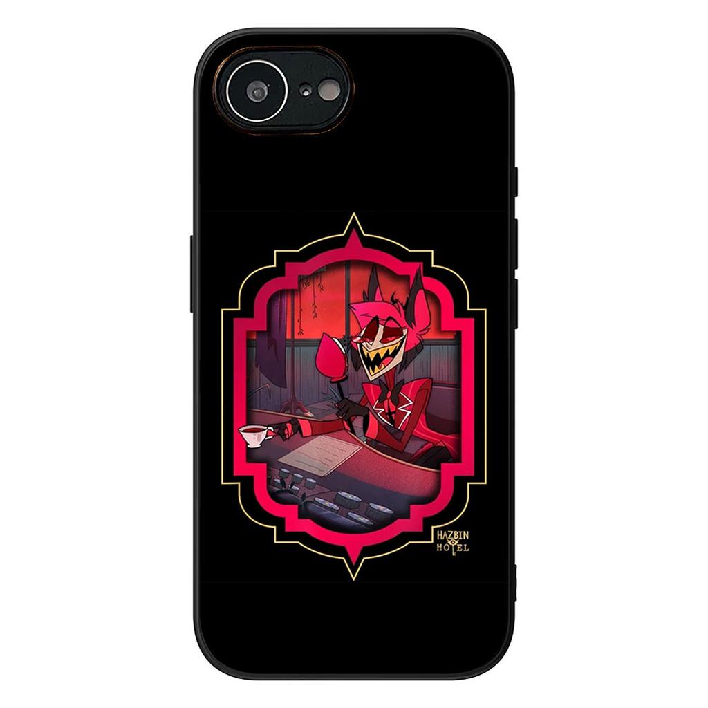 H-Hazbins Angel Hotels Charile Dust Alastor Handyhülle für Apple iPhone 12 13 Mini XS 11 Pro Max 7 8 Plus + XR 8+ X SE 2020 SE3