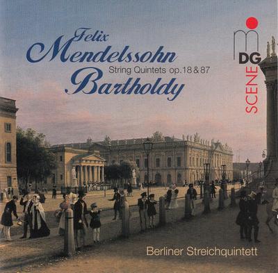 CD MENDELSSOHN-BARTHOLDY; BERLINER STR - Mendelssohn: String Quintets MDG60305332 MDG 1994 Germany Classical Used