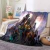 classic game World of Warcraft Frozen Throne blanket Soft and portable four season home bed, sofa blanket, office travel, lunch break, warm blanket Y4