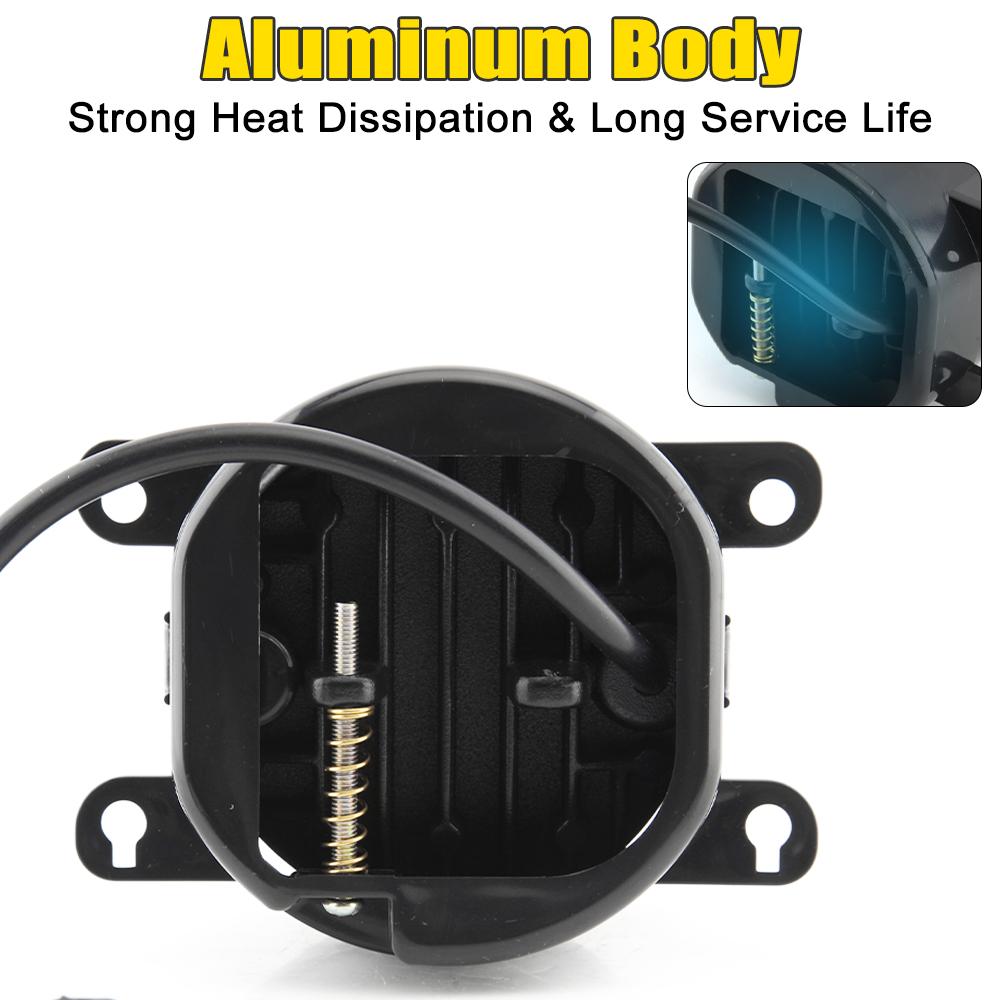 LED Fog Lights For Suzuki Swift Grand Vitara 2 II Jimny Alto JB64 JB74 SX4 Fog Lamp Headlight Halogen 55W 12V