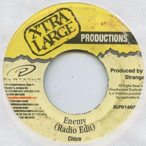

7inch Record CHICO - Enemy XLPD16053 Xtra Large 2000 Jamaica Reggae, Ska & Dub Used