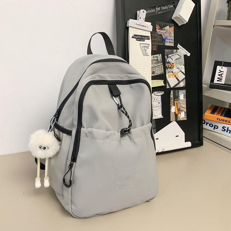 New Backpack Girls Large Capacity Computer Backpack Cute Girl High School College Student Casual Simple Schoolbag