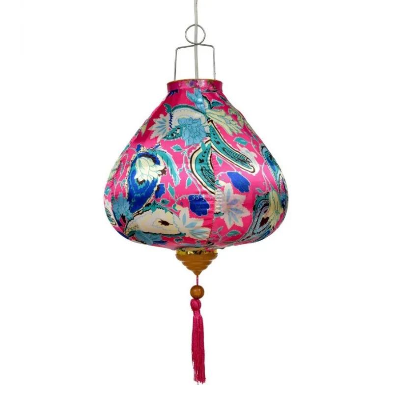 

Korean style 12/14inch Round Silk Lantern Ancient Style Vietnam Palace Lantern Restaurant Room Festival Party Decor Lantern 12INCH