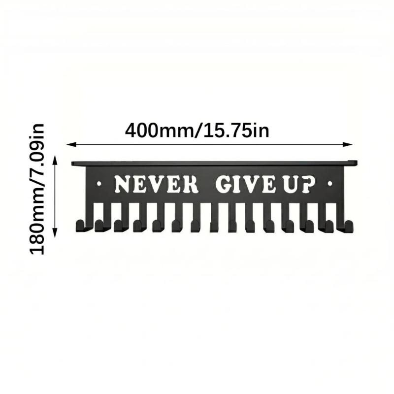 Flexible TPU Award Organizers Wall Mounted Holder For Sports Medals And Household Items