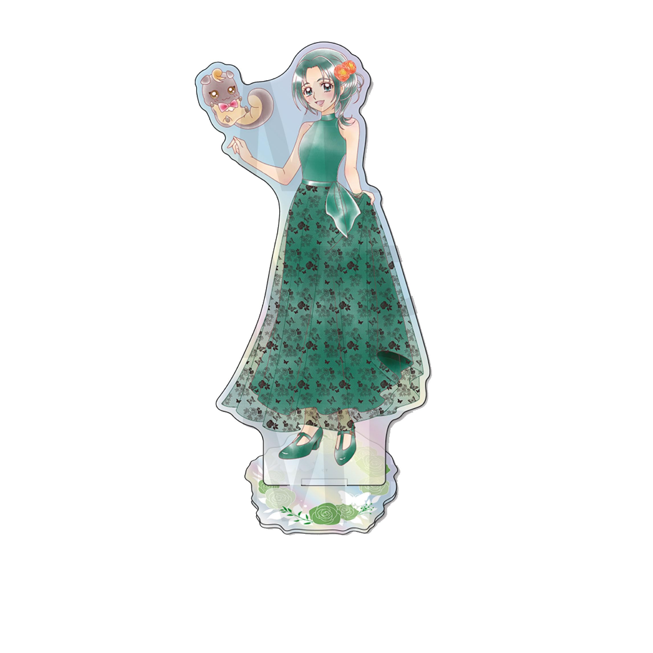 

PreCure 5 Akimoto Komachi Nuts Aurora Acrylic Stand Yes! GoGo! &