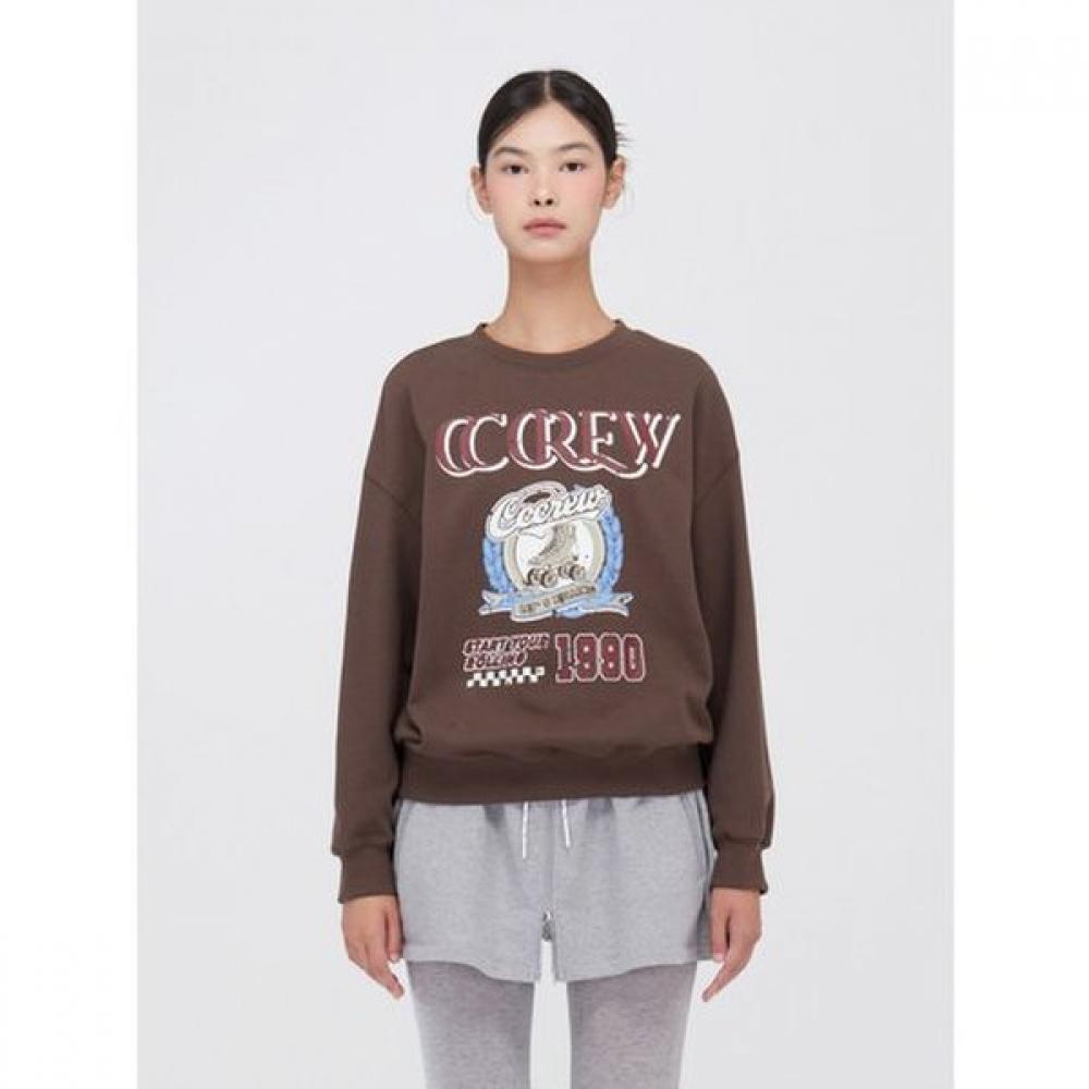 Cc Collect Roller Printing Sweatshirt C254psm704 BR/FREE