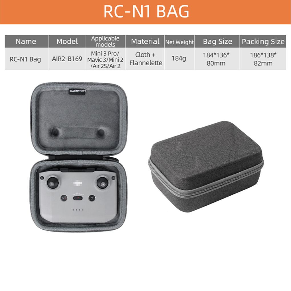 Case Padded Protector Storage Bag Anti-drop Shoulder Bags Pocket with Zipper Carry Handbag Supply Replacement for Mini 3 Pro