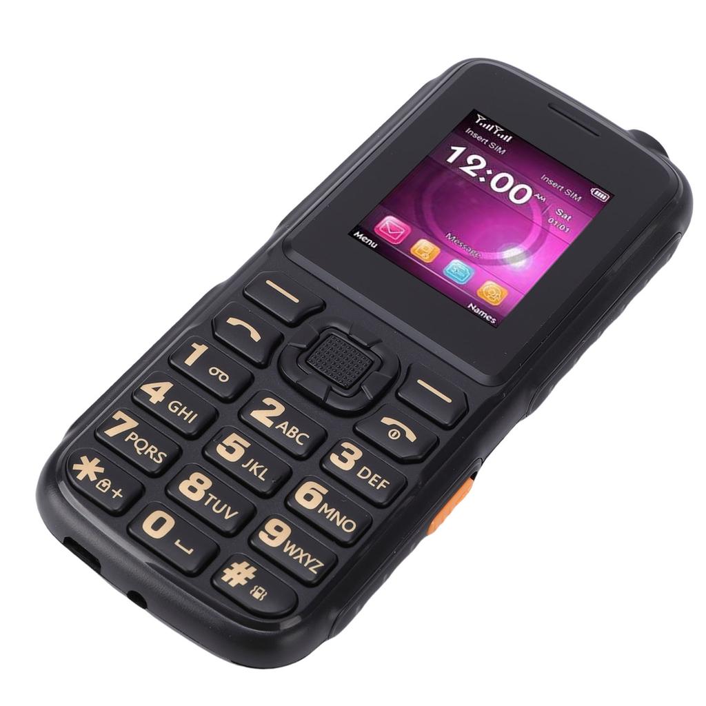Seniors Cell Phone 1.8 Inch Color Screen 3 SIM Cards High Volume Speaker 3.5mm Jack Bluetooth 2G Elderly Mobile Phone