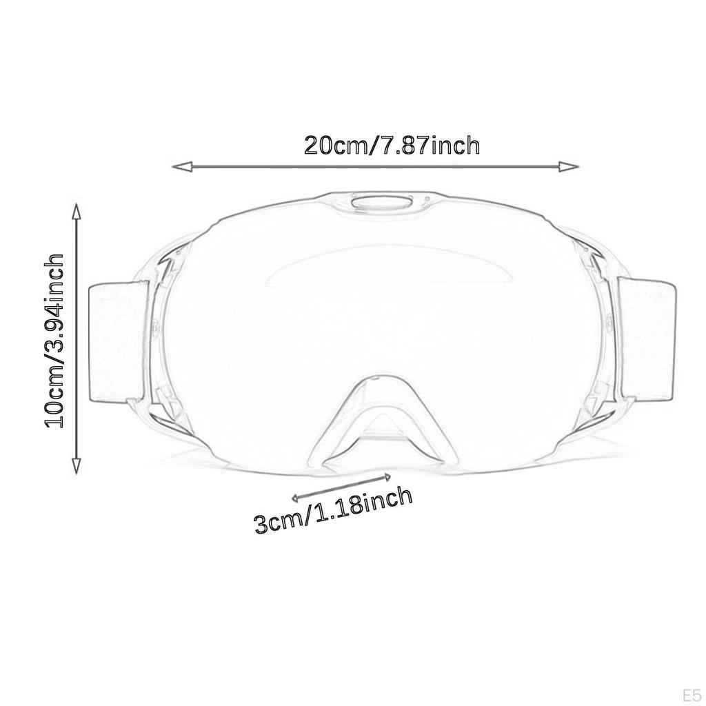 Ski Goggles Eyewear Eye Protection Snow Glasses for Skating Riding Motorbike