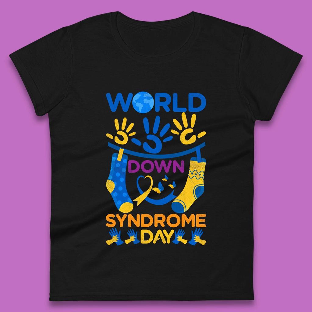 World Down Syndrome Day Womens T-Shirt Mens Tops Tees Unisex