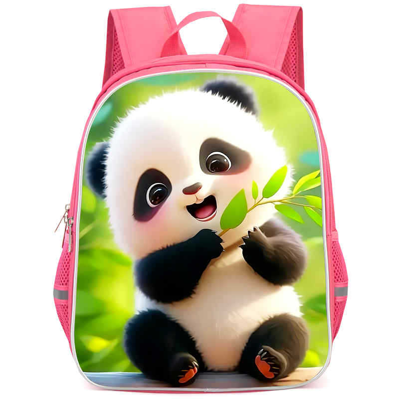 Panda Niedliche Schultasche Verschleißfest Großes Fassungsvermögen Wirbelsäulenschutz Und Anti-Buckel Schüler Party Must-Have Leichter Rucksack