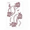 Legs Arm Temporary Tattoo Red Mehndi Stickers Red Henna Tattoo Decals  India Mehndi