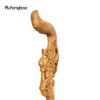 Yellow Flower Wooden Single Joint Fashion Wood Stick Decorative Cospaly Cane Halloween Crutch Wand Crosier 95cm