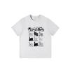 Pure cotton American retro short-sleeved t-shirt women's new popular design sense niche loose large size cartoon trendy top