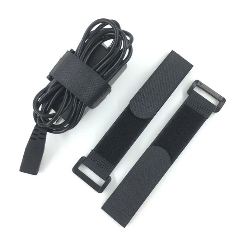5Pcs Reusable Hook and Loop Straps Fastener Tape Fastening Cable Ties Straps Nylon Securing Wire Cord Ties Organizer