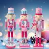 14 Inch Christmas Nutcracker Soldier Figurine Puppet Toy Home Decor New Year