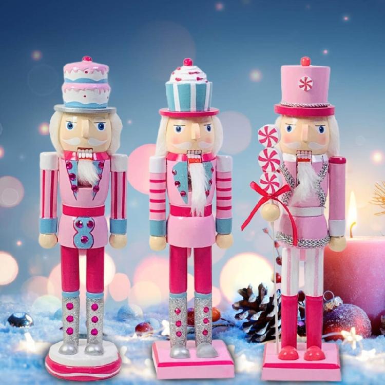 14 Inch Christmas Nutcracker Soldier Figurine Puppet Toy Home Decor New Year