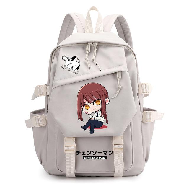 Chainsaw Man Anime Men'S And Women'S Backpack Cosplay Student School Bag Computer Travel Leisure