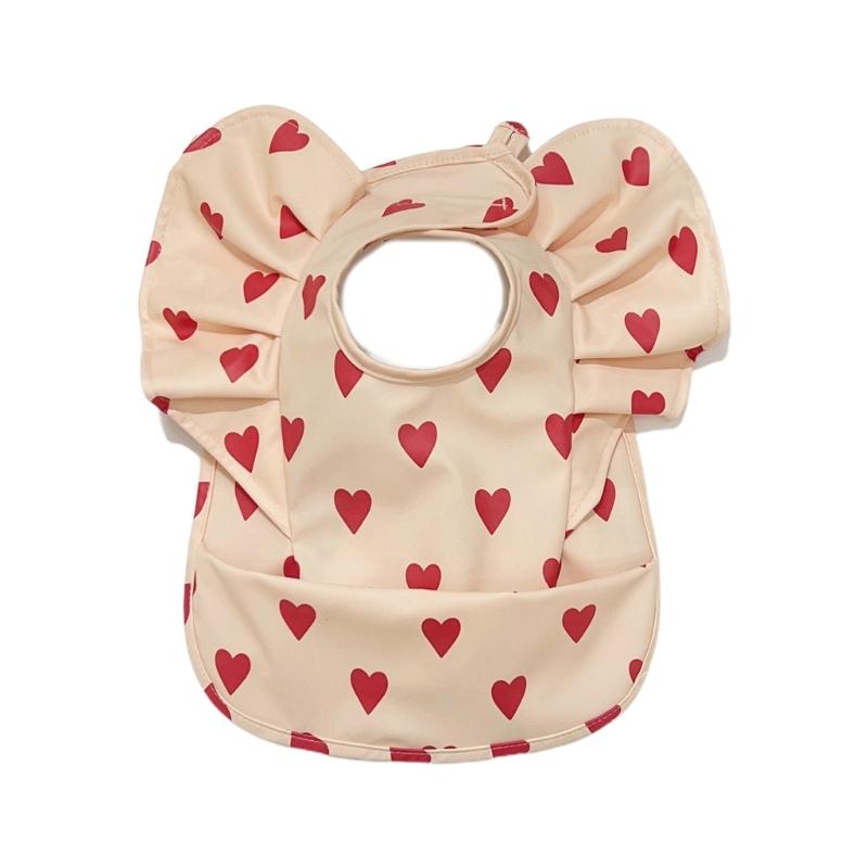 

Baby Bib PU Macrames Cartoon Saliva Towel Toddler with Snap Buckle Waterproof Saliva Towel for Newborn Boys Girls 1