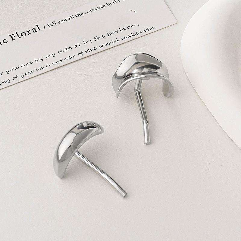 Culoare Argintiu Șic Metal Clips de Păr Netede Simple Agrafă de Păr Geometrică Coadă de Cal Joasă Gheare de Păr Femei Fete Accesorii de Păr de Modă