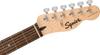 Squier by Fender Squier Electric Laurel Black Torino with Soft Case Sonic™ Telecaster® Guitar, Fingerboard, Pickguard, Red,