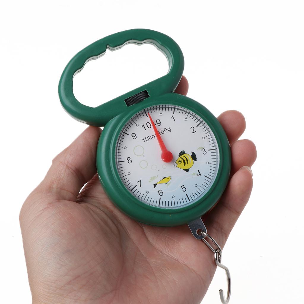Portable 10kg Fishing Weighing Scale Multi-Purpose Fishing Kitchen & Luggage Hanging Scales Lightweight Scale Durable