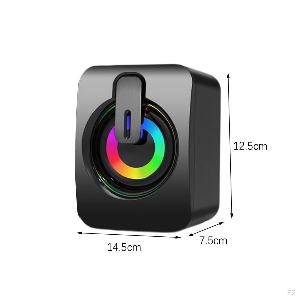 2ks USB Mini Speaker Plug and Play počítač pro notebook stolní PC