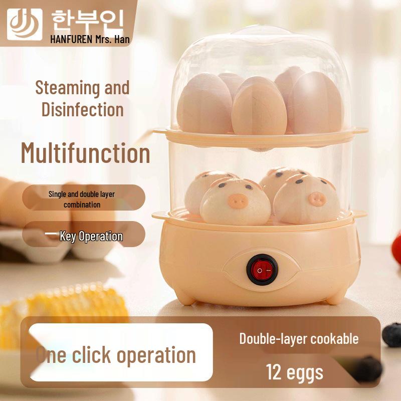 

Multifunctional Mini Egg Steamer with Auto Power-Off
